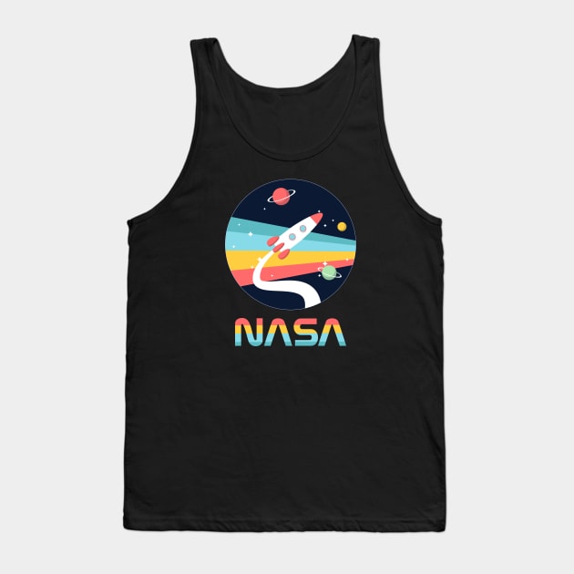 Nasa Tank Top by Abderrahmaneelh